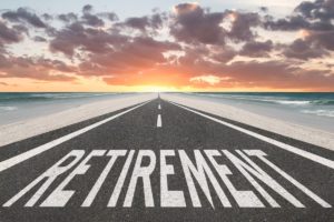 long road with word retirement
